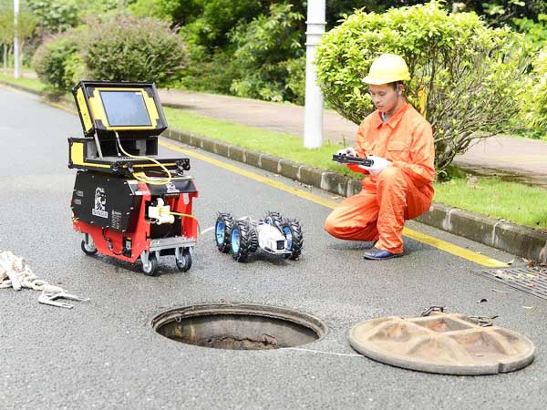 工业园区管道机器人检测